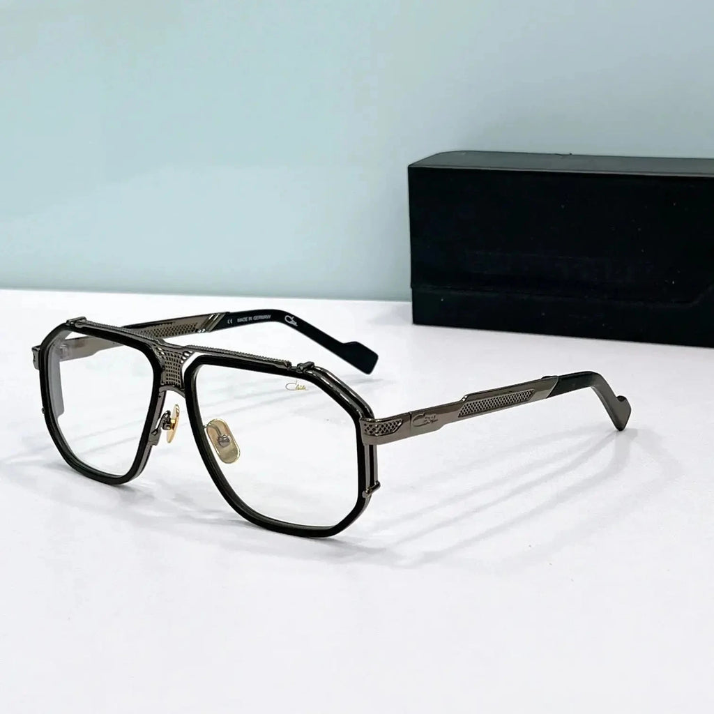 Authentic ORIGINALCAZAL MOD683 Gradient Purple Lenses UV400 Men Women Sun Glasses Stylish Square Alloy Frame Male Couple Eyewear