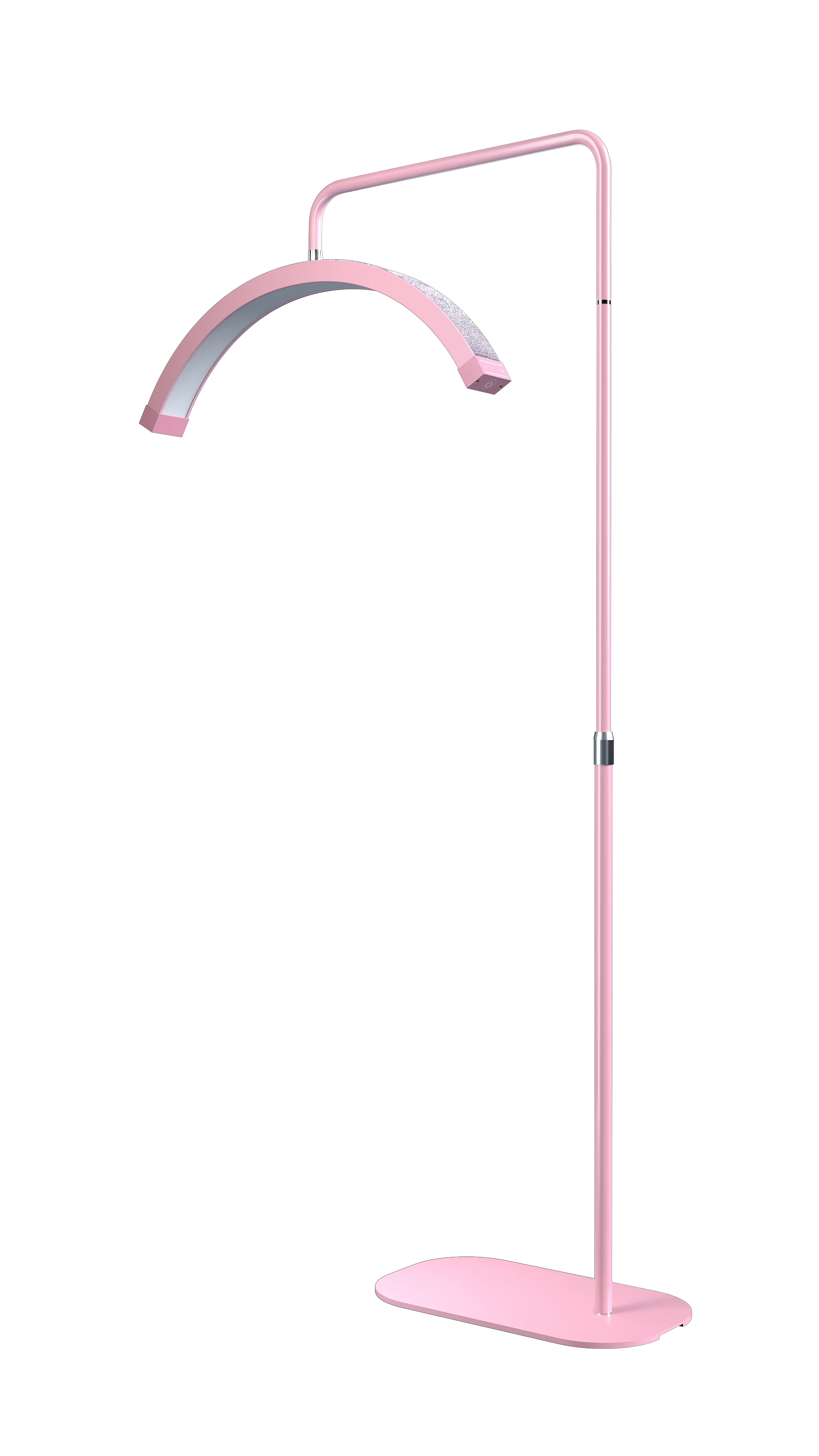 Fusitu FT-Y9 45W LED Half-Moon Shaped Light Arc Lash Light With Diamond Floor Lamp Video Light For Beauty Salon Tattoo Makeup