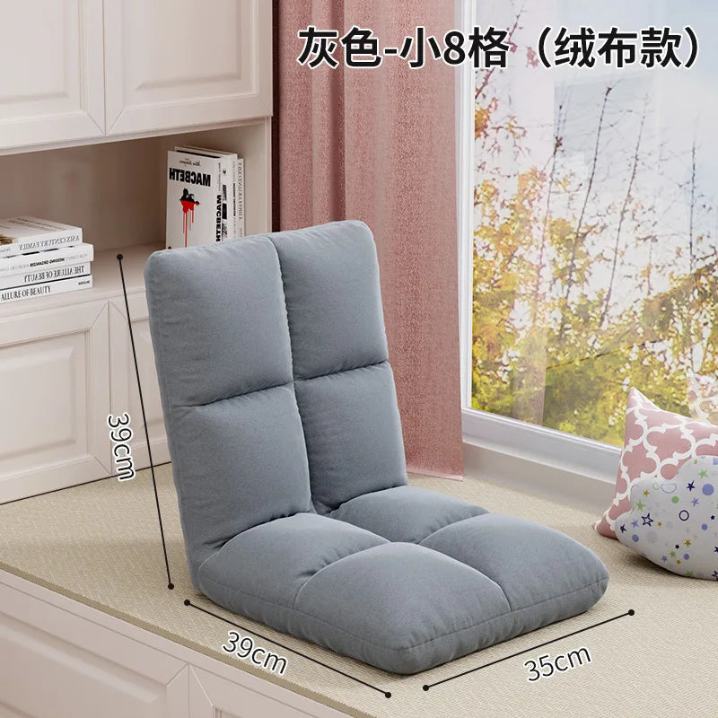 Lazy Person Sofa Single Bedroom Bay Window Tatami Folding Backrest In Bed Dormitory Sleepable And Reclining Small Sofa Cushion