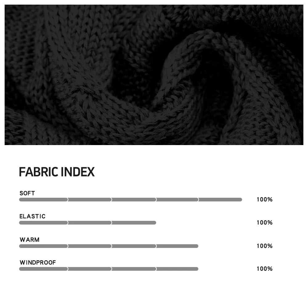 Men's Sweater Winter Crewneck Warm Sweater Casual Cable Knit Pullover Popular Soft Drop Shoulder Solid Knitted Top US Size