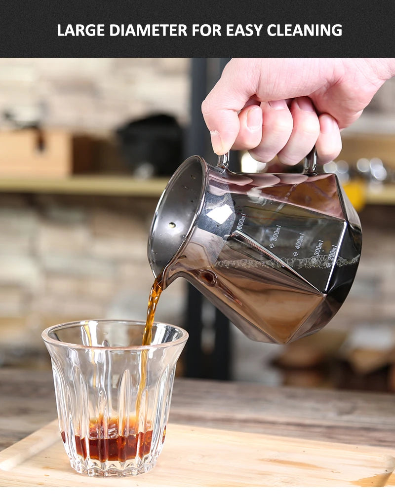 Coffee Obsidian Diamond Hand-brewed Coffee Sharing Pot Filter Cup Cloud Hand-brewed Coffee Pot Set