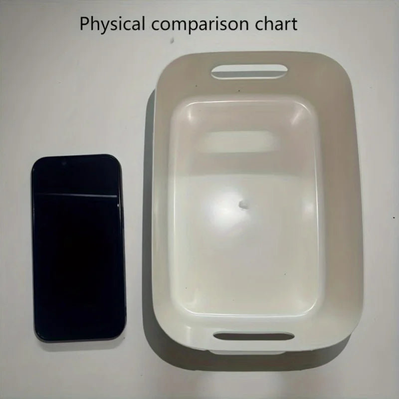 Desktop Storage Box, Cosmetics Clutter Organizer Box, Household Plastic Storage Box, Storage Box, Kitchen Storage, Bathroom