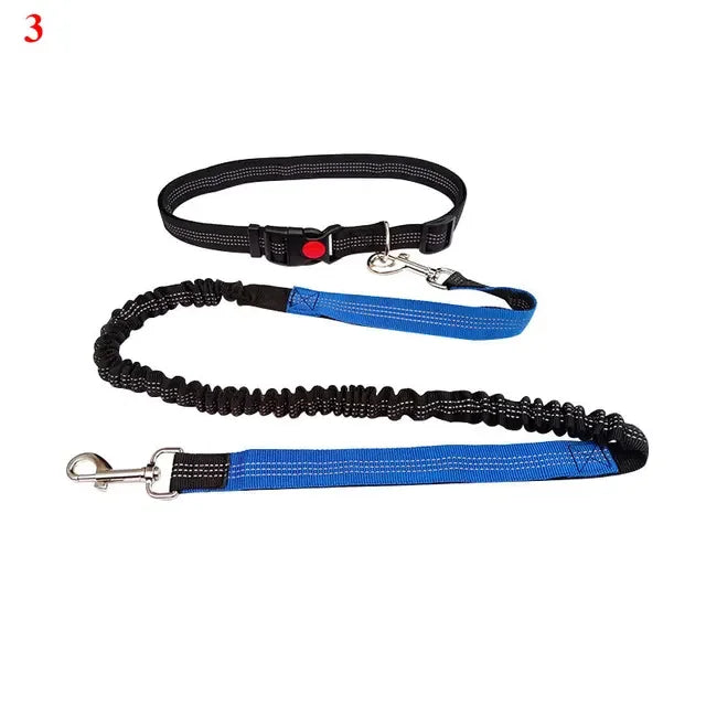 2022 New Adjustable Hand Free Dog Leash for Dog Pet Walking Running Jogging Dog leashes Waist Belt Chest Strap Traction Rope Dog