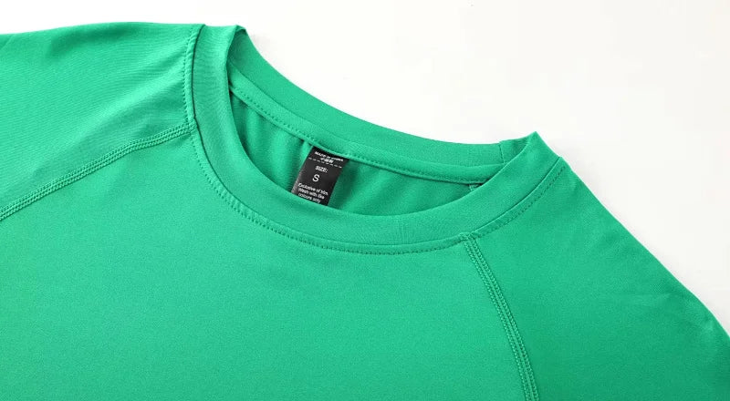 Men Long Sleeve Slim Tops Tees Sportswear Gym Fitness Compression T-shirt Running Football Jersey Outdoor Jogging Tight Quick