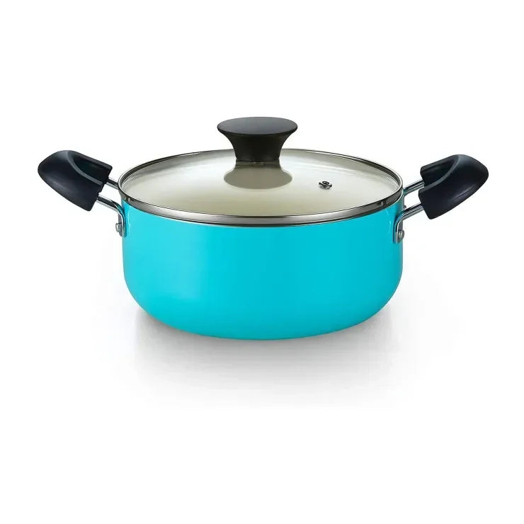 For Ceramic Nonstick Granite Induction Kitchen Cooking Cookware Sets 10 Pcs Pots and Pans Set on sale