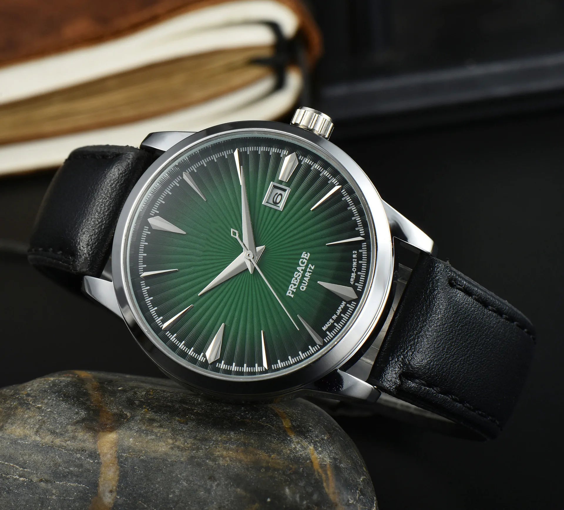 2025 Luxury Brand New Fashion Mens Watches Waterproof Leather Strap Casual Automatic Mechanical Watch Relogio Masculino