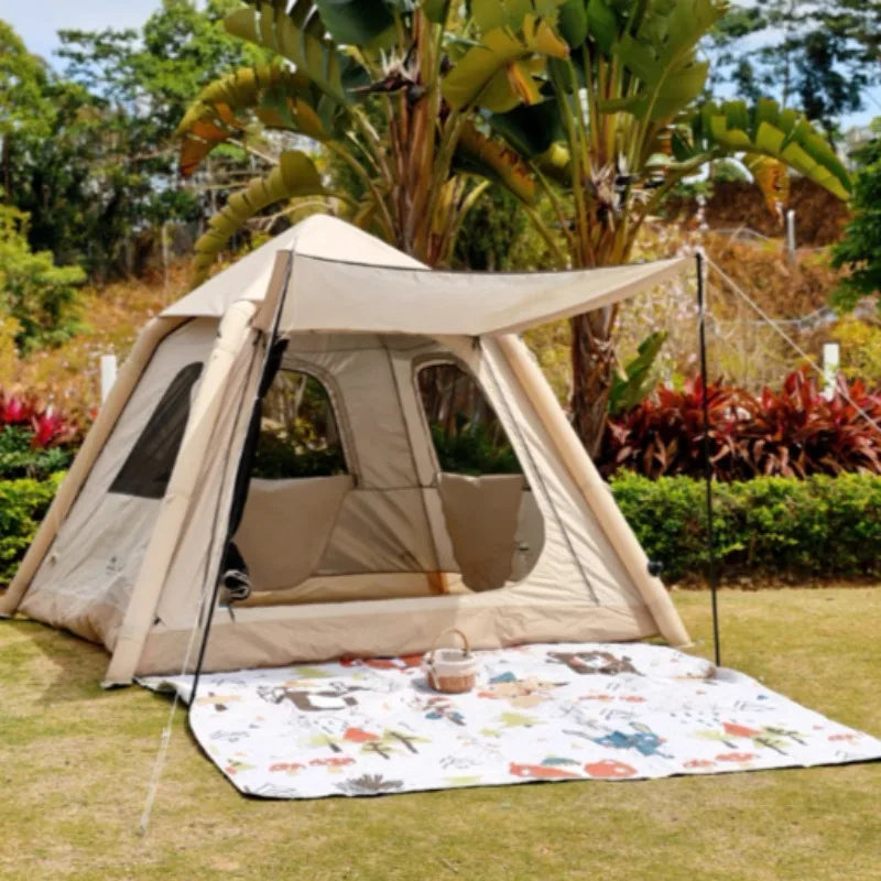 Thickened Rainproof Park Tents Foldable Quick Automatic Opening Tents Relaxing Multifunctional Large Space Camping Supplies