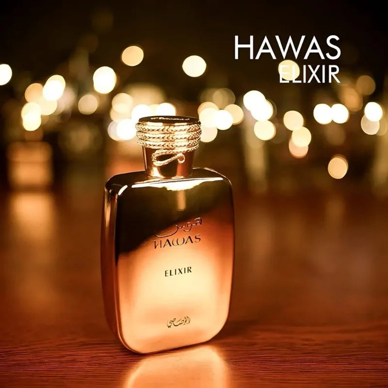 100ML RASASI Hawas Elixir EDP Para Hombre Pheromone Fragrance Arabian Women's Perfume Pheromone Cologne for Man Birthday Present