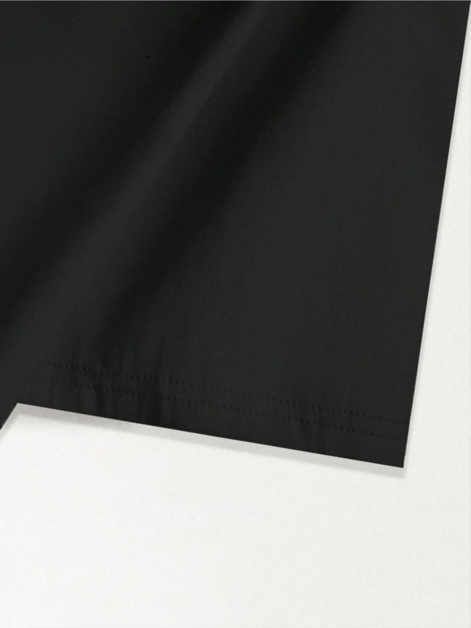 Men's Casual Summer T-Shirt  Black Polyester With Vibrant  Graphic Round Neck Machine Washable