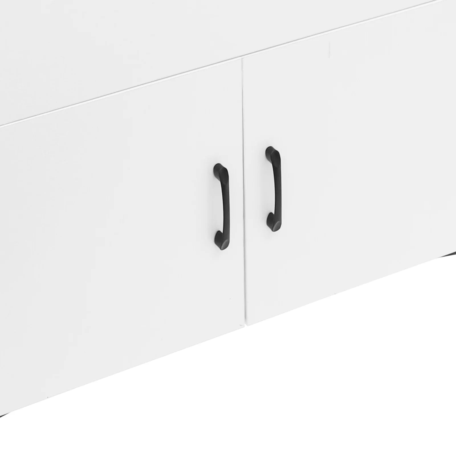 Laundry Sink with Cabinet Sink with Pull-Out Faucet and Cabinet Freestanding Kitchen Sink