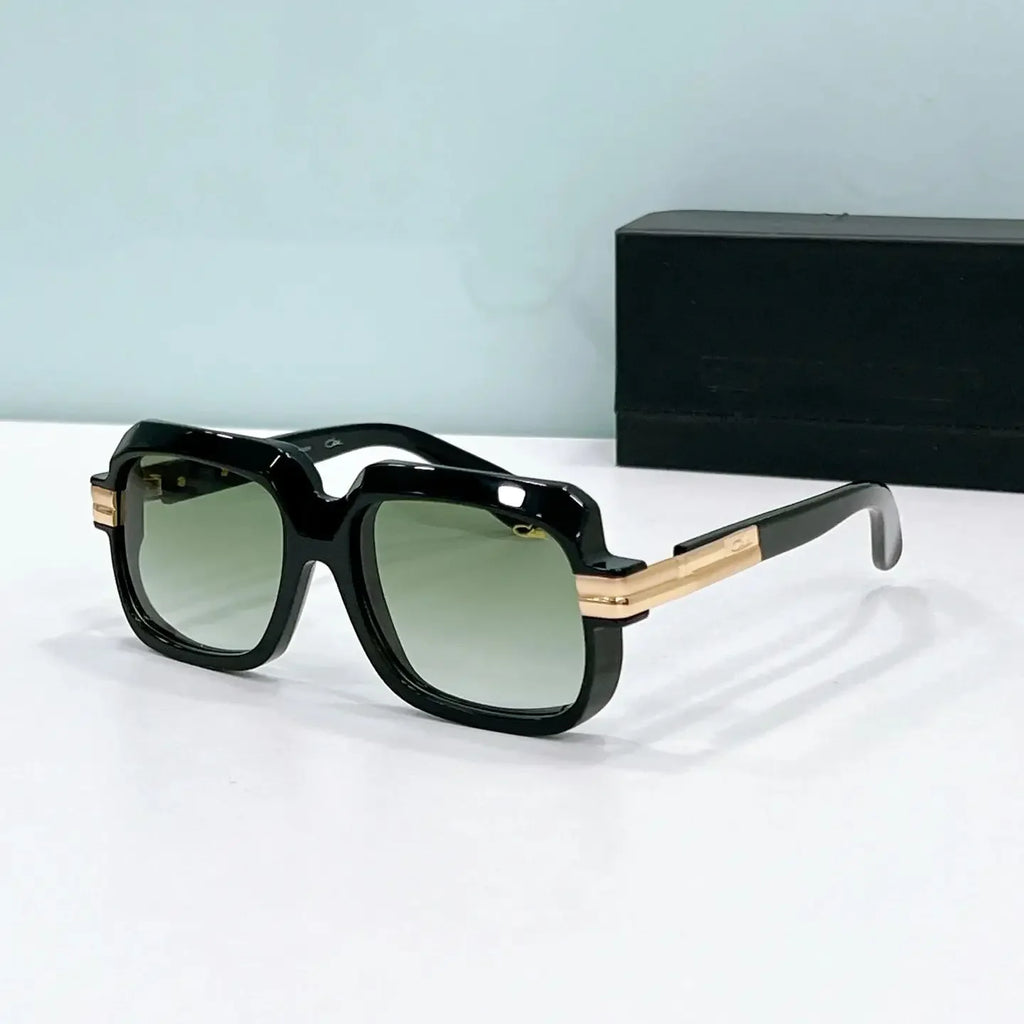 New Arrival ORIGINALCAZAL MOD6073 Premium Classic Business Men Eyewear Stylish Wine Red Acetate Frame Square Women Sunglasses