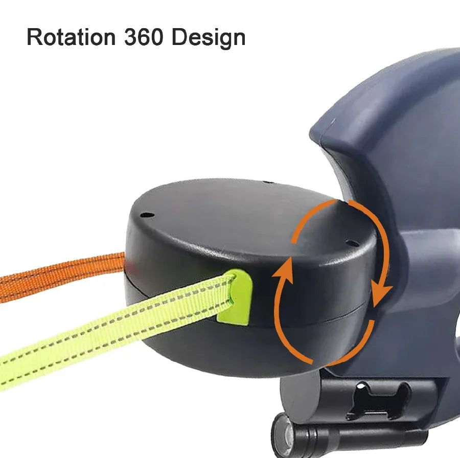 3 Color Retractable Dual Double Pet Leash Rope Zero Tangle Walk For Two Dog Walk The Dog Adjustable Pet Leash Pet Supplies