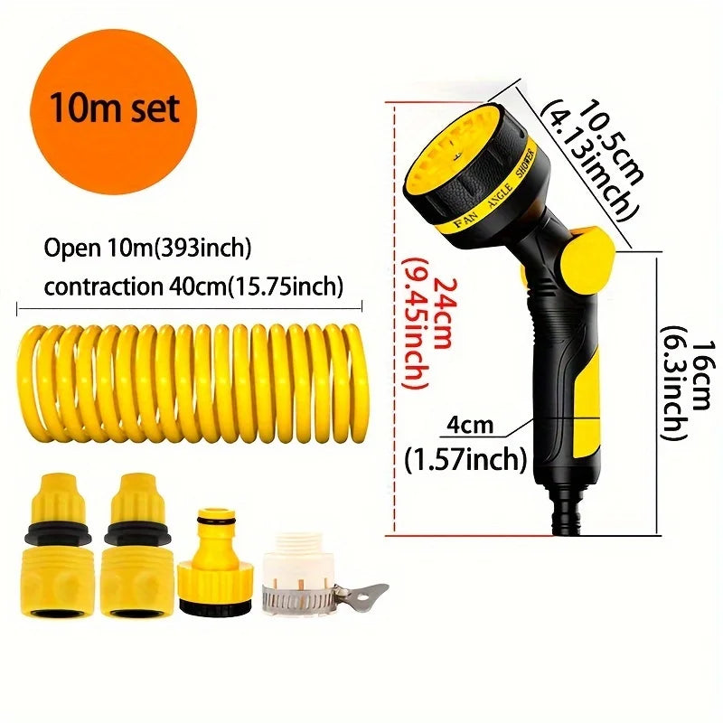 1 Set, Water Hose Sprinkler Watering Vegetables Household Yard Watering Artifact Gardening Garden Water Gun Balcony Rinse