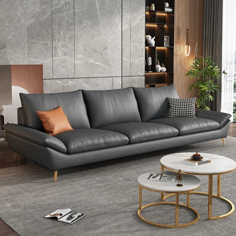 European Luxury Living Room Sofa Modern Cozy Family Technology Cloth Technology Cloth Divano Furniture Cheap Sofas In Offers
