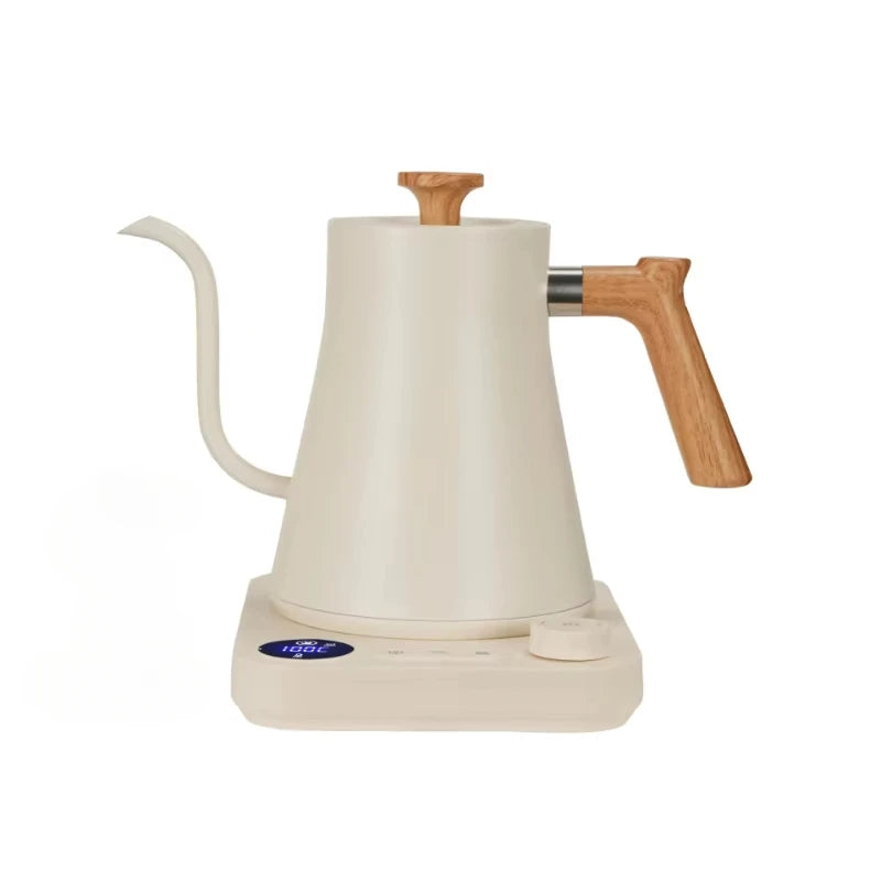 900ML Intelligent Constant Temperature Electric Kettle Hand Brewed Coffee Pot Gooseneck Pot Used for Brewing Milk Powder
