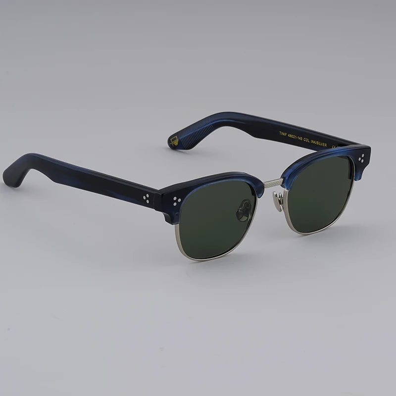 LEMTOSH Glasses Frames TINIF For Men Women Acetate Alloy Square Classic Eyewear Designer Brand Vintage Fashion Eyeglasses