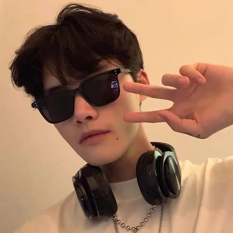 Rectangle Sunglasses Women Men Polygon Vintage Brand Designer Square Sun Glasses for Women Shades Female Eyewear Unisex Glasses