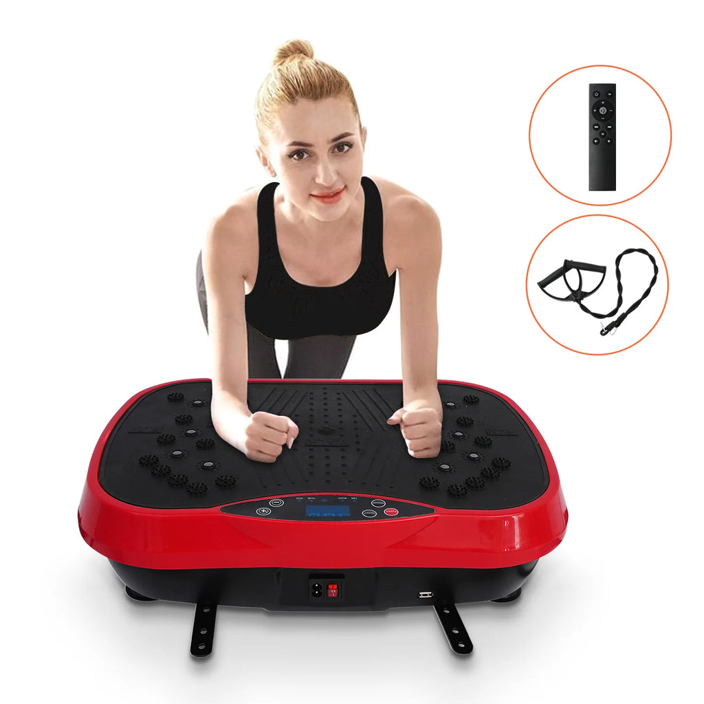 Vibration Plate Exercise Machine Fat-Burning Home Fitness Fat Slinger Shaping Whole Body Workout Portable Fitness Equipment