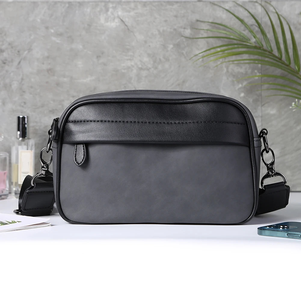 Casual Business Purse Handbag Classic Pattern Shoulder Messenger Bag Small Square Plaid Designer for Travel Work Male Sling Bags