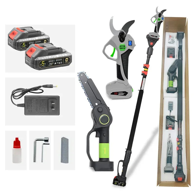 Pruning Shears For Gardening With 4cm Pruning Shear Blade And Rechargeable Battery