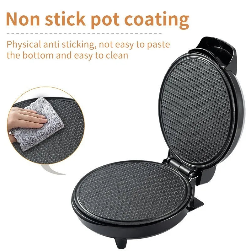 Electric Crispy Egg Roll Maker Omelet Sandwich Iron Crepe Baking Pan Waffle Pancake Oven DIY Ice Cream Cone Machine