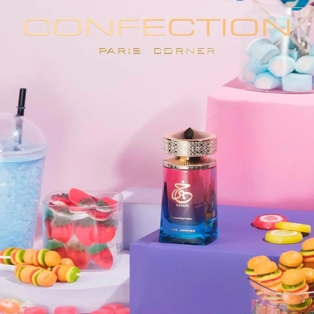 Paris Corner Khair Confection EDP 3.4oz/100ml weet Candy Scent Perfume For Men For Women Elegant Packaging Holiday Gifts