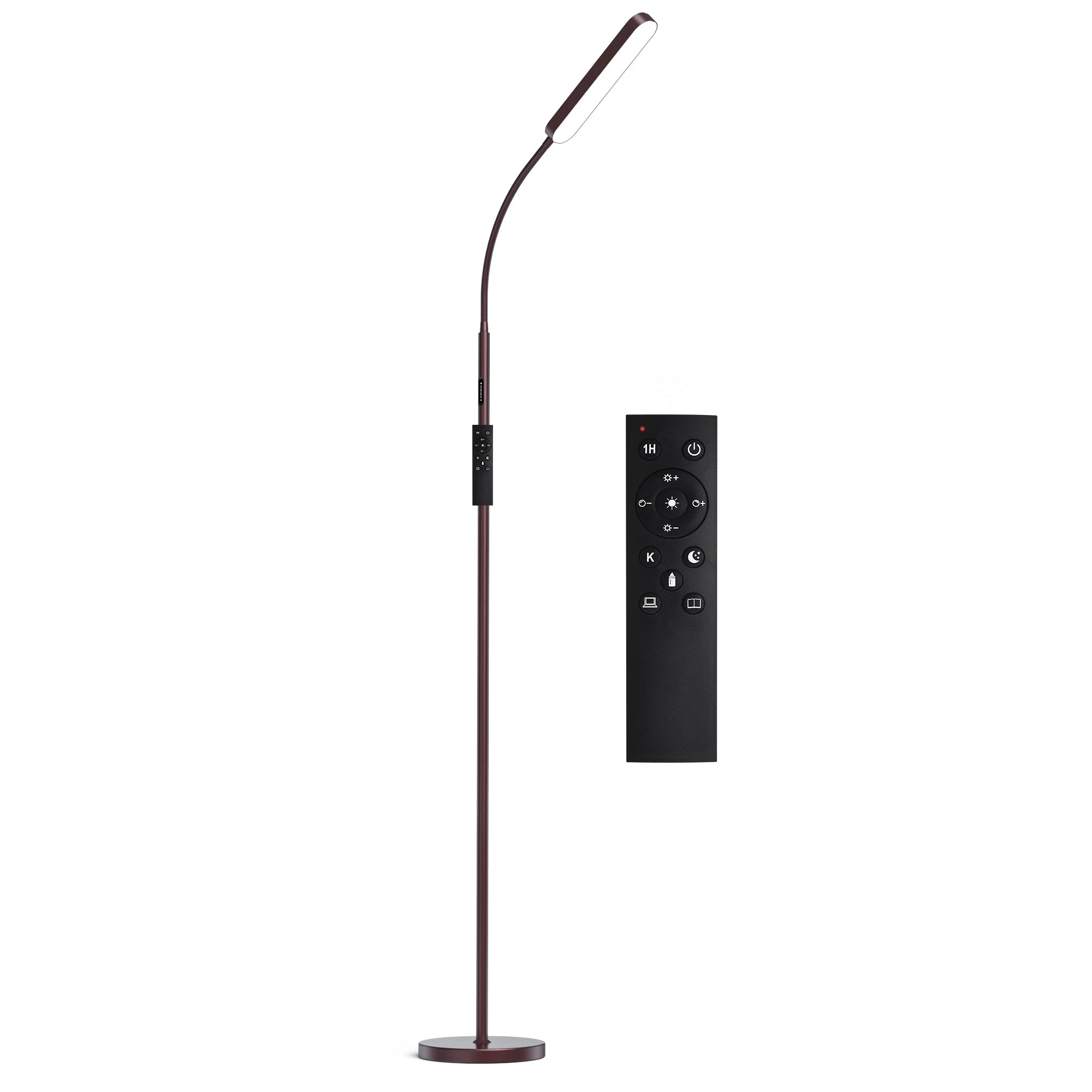 68.7" LED Standing Task/Reading Floor Lamp with Remote Control for Living Room and Bedroom