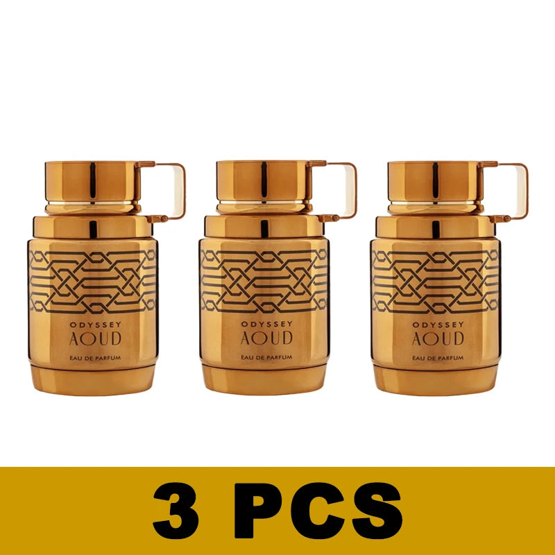 Armaf Odyssey Aoud Eau de Parfum Spray 100ml Original Arab Perfumes Lasting Woody Spicy Pheromones Perfume Cologne Makeup Gifts