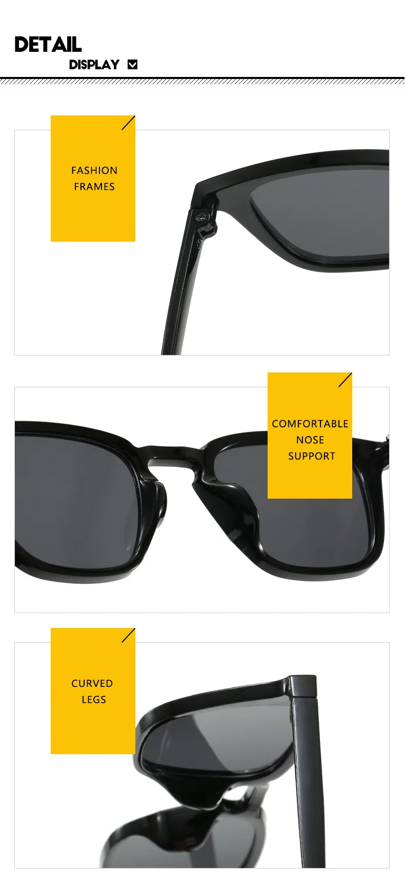 2025 New Sunglasses For Women Men Rectangle Sun Glasses Female Oval Eye wear Oculos De Sol for Male Female Square Eyeglasses