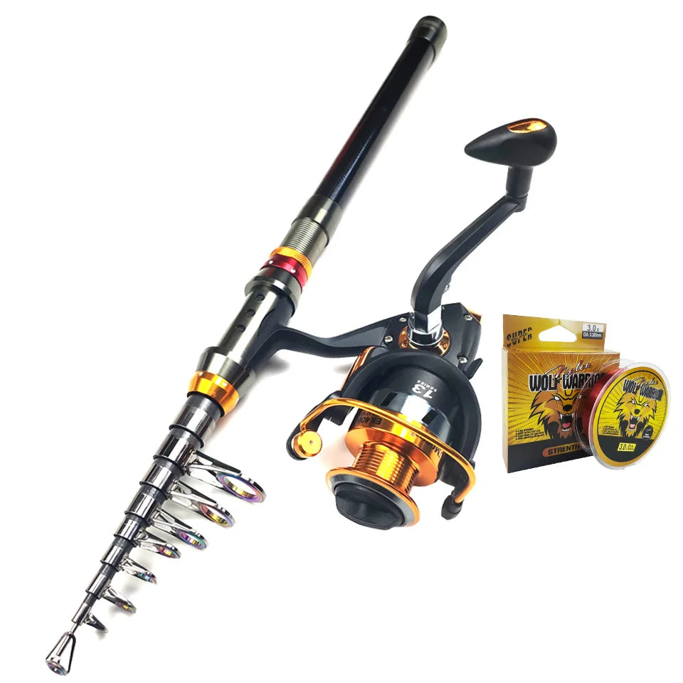 Fishing gear combination short sea fishing rod set, far throw Luya rod wheel warehouse bait box full set