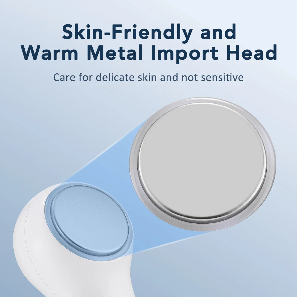 Heat Cold Face Beauty Device 2 LED Lights Modes Electric Lifting Tightening Eyes Neck Double Chin Massager Skin Care Facial Tool