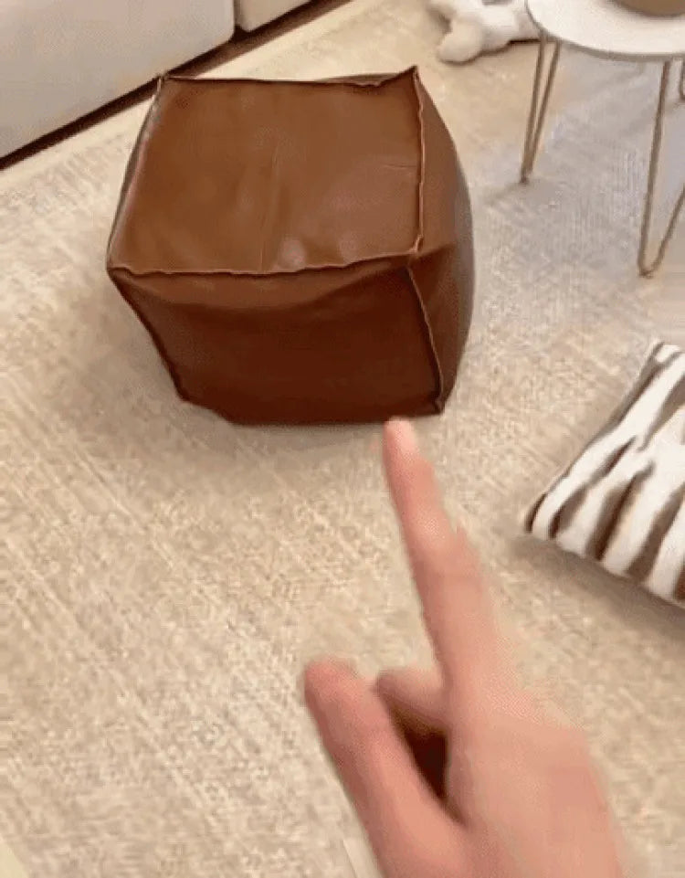 Living Room Sofa Collection Short Stool Idle Clothes DIY Lazy Sofa Household Sitting Pier Bay Window Stool Clothes Storage Bag