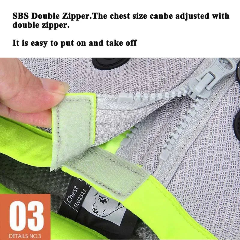 Summer Dog Cooling Vest Dog Cooling Harness For Dogs Adjustable Pet Mesh Reflective Vest  Harnesses Quick Release Hot