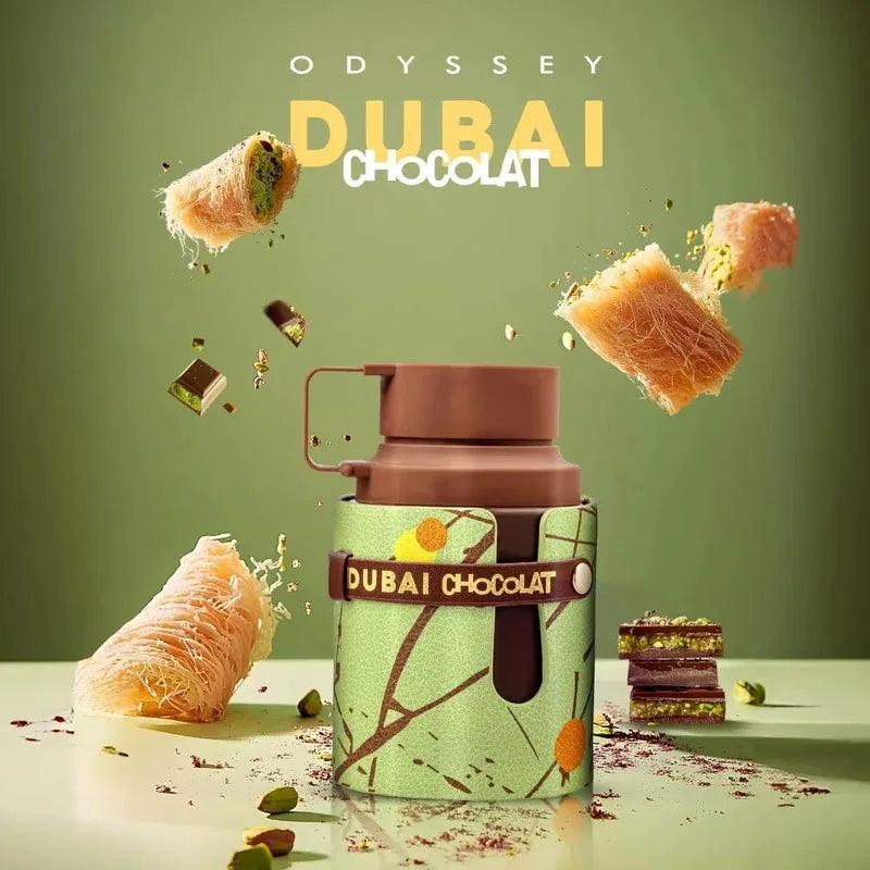 Armaf Odyssey Dubai Chocolat Eau De Parfum Spray for Unisex 100ml Original Arab Perfumes Lasting OrientalVanilla Cologne Perfume