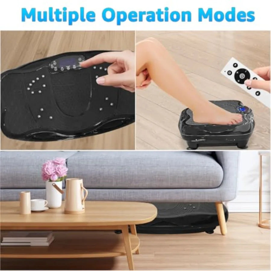 XXL Extra Large 120 Levels Vibration Plate Exercise Machine Maximum Load 330LBS Helps Lose Weight and Shape Your Body Tone Your