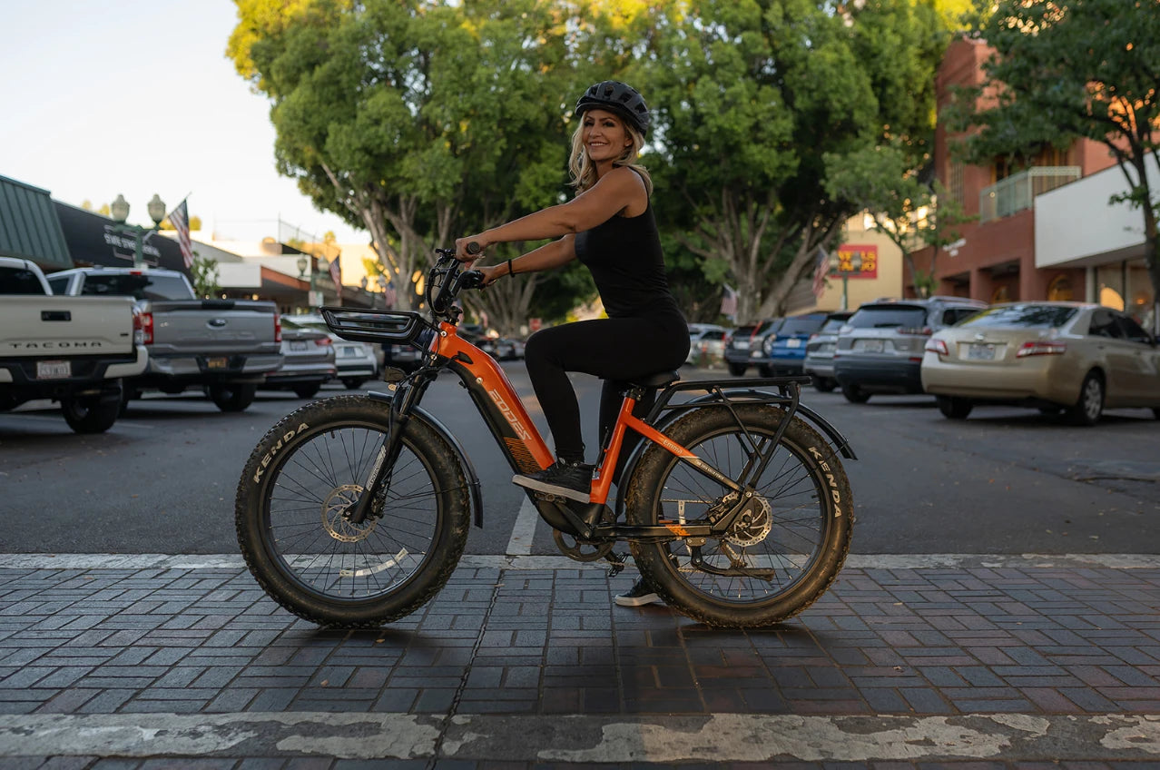 HEZZO Electric Bike for Adults 750W Peak Motor 20MPH Ebike 52V 17AH Battery Adult Electric Bicycles 26" x 4.0 Fat Tires 60 Miles