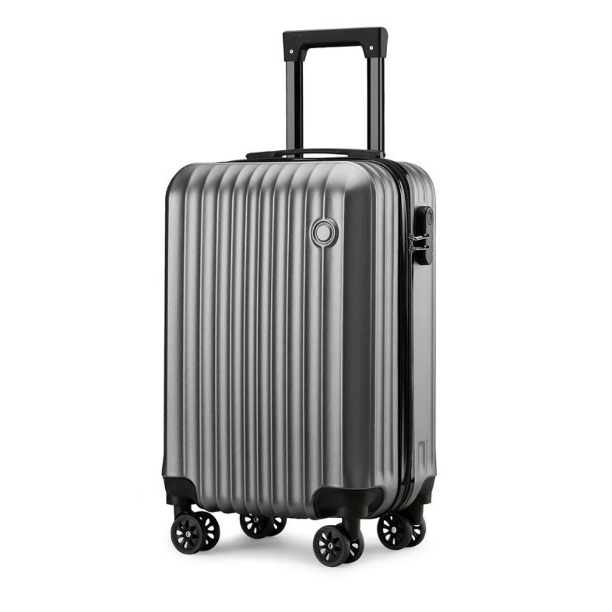 1 Piece, 20inch Luggage Suitcase, Trolley Case, Combination Lock, Universal Wheels, Pc Hard Shell Material, Layered Storage