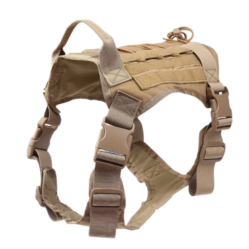 Tactical Pet  Harness And Leash Set Buckle Big Dog Vest German Shepherd Durable Dog  Harness For Small Large Dogs Training Puppy