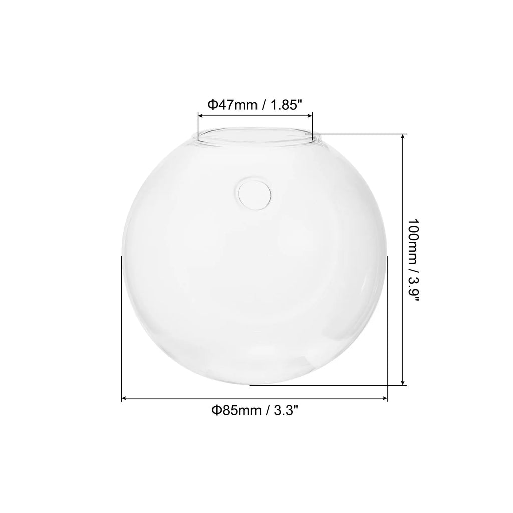 Wall Vases for Flowers, 4 Pcs Planters Hanging Glass Terrariums Propagation Station for Home Office Decor Housewarming Gifts