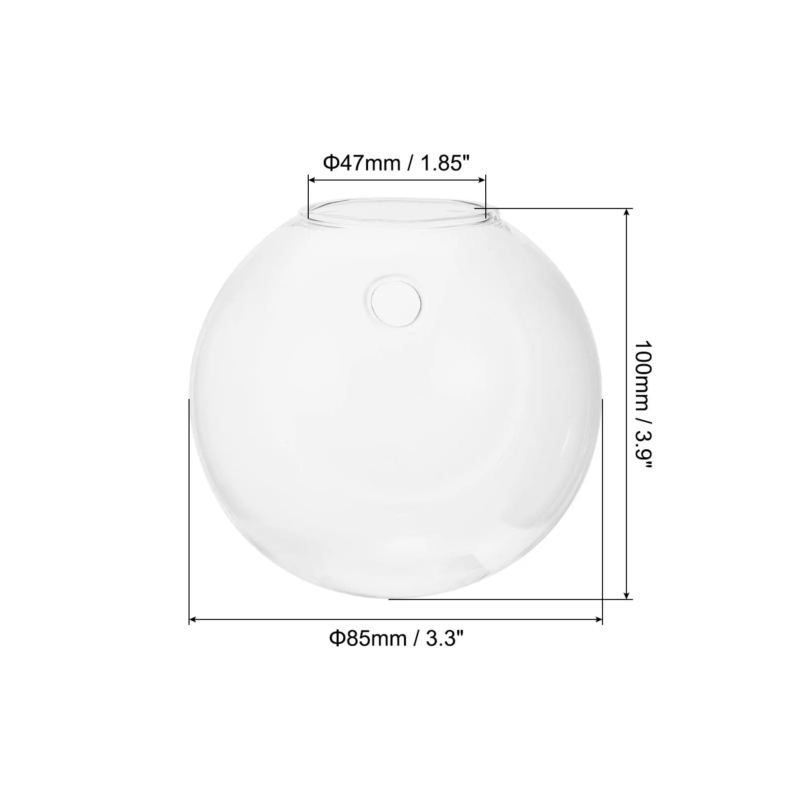 Wall Vases for Flowers, 4 Pcs Planters Hanging Glass Terrariums Propagation Station for Home Office Decor Housewarming Gifts