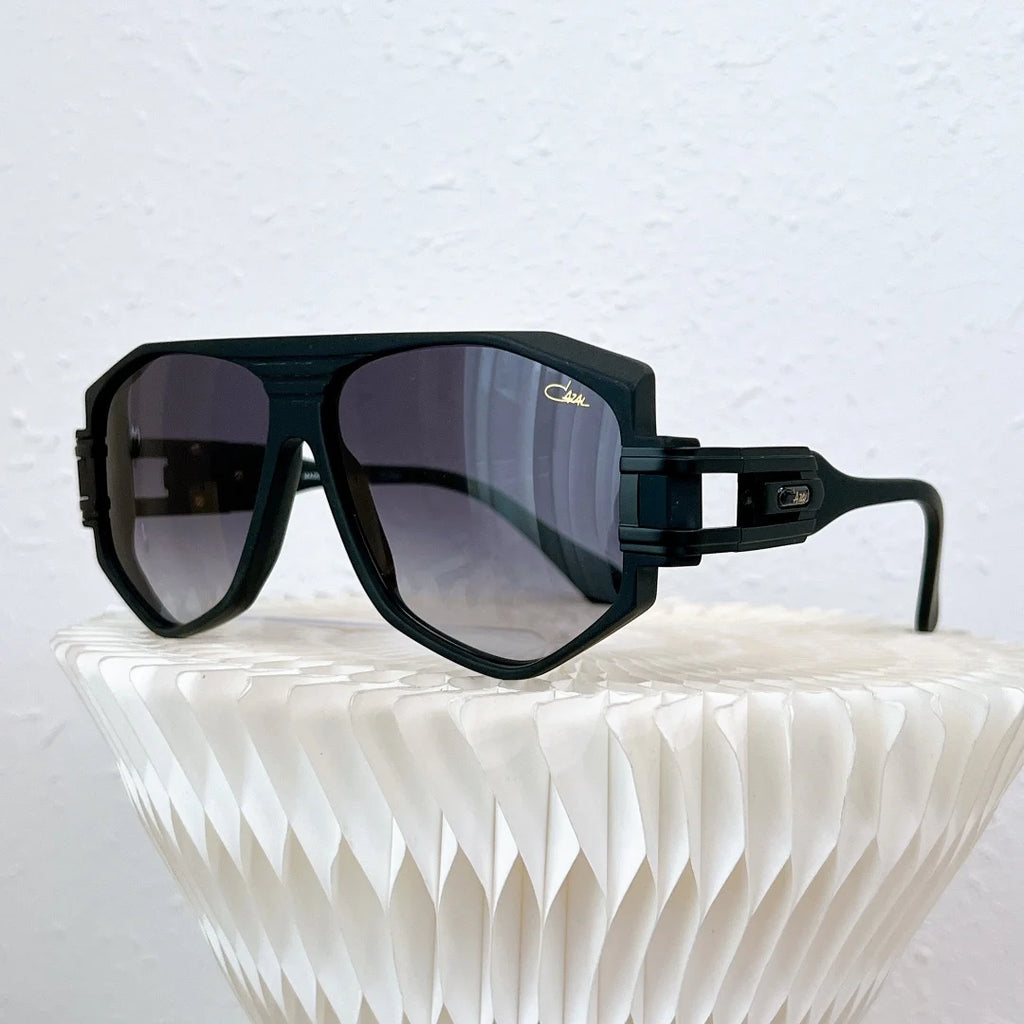 ORIGINALCAZAL MOD1633 UV400 Polarized Driving Anti-Glare Men Sunglasses Transparent White Acetate Frame Women Couple Eyewear