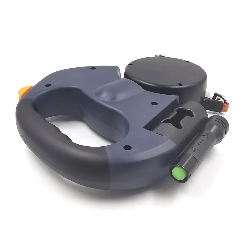 Automatic retractable traction rope with LED Flashlight one drag two double dog walking rope dog chain pet supplies manufacturer