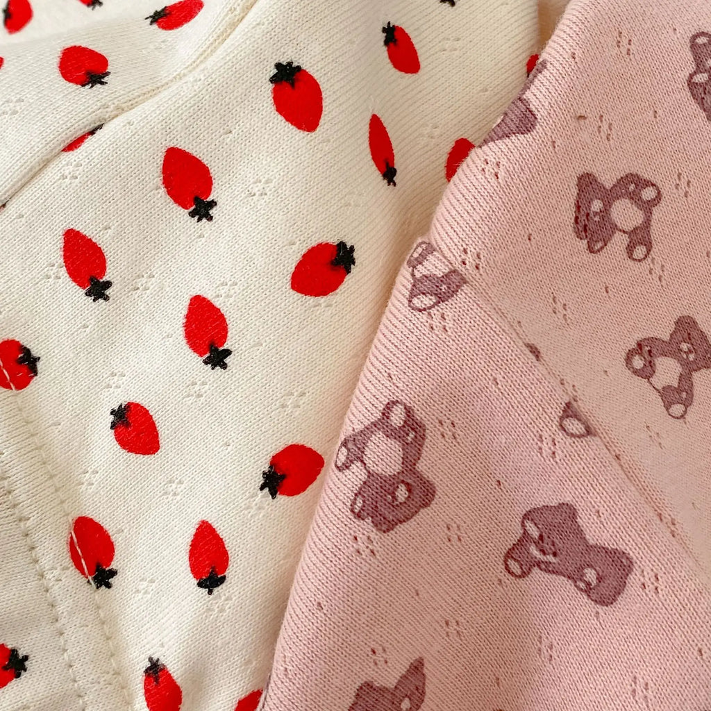 2025 New Korean Version Autumn Baby Girl Floral Micro Print Baby Leggings Baby Mosquito Proof Pants