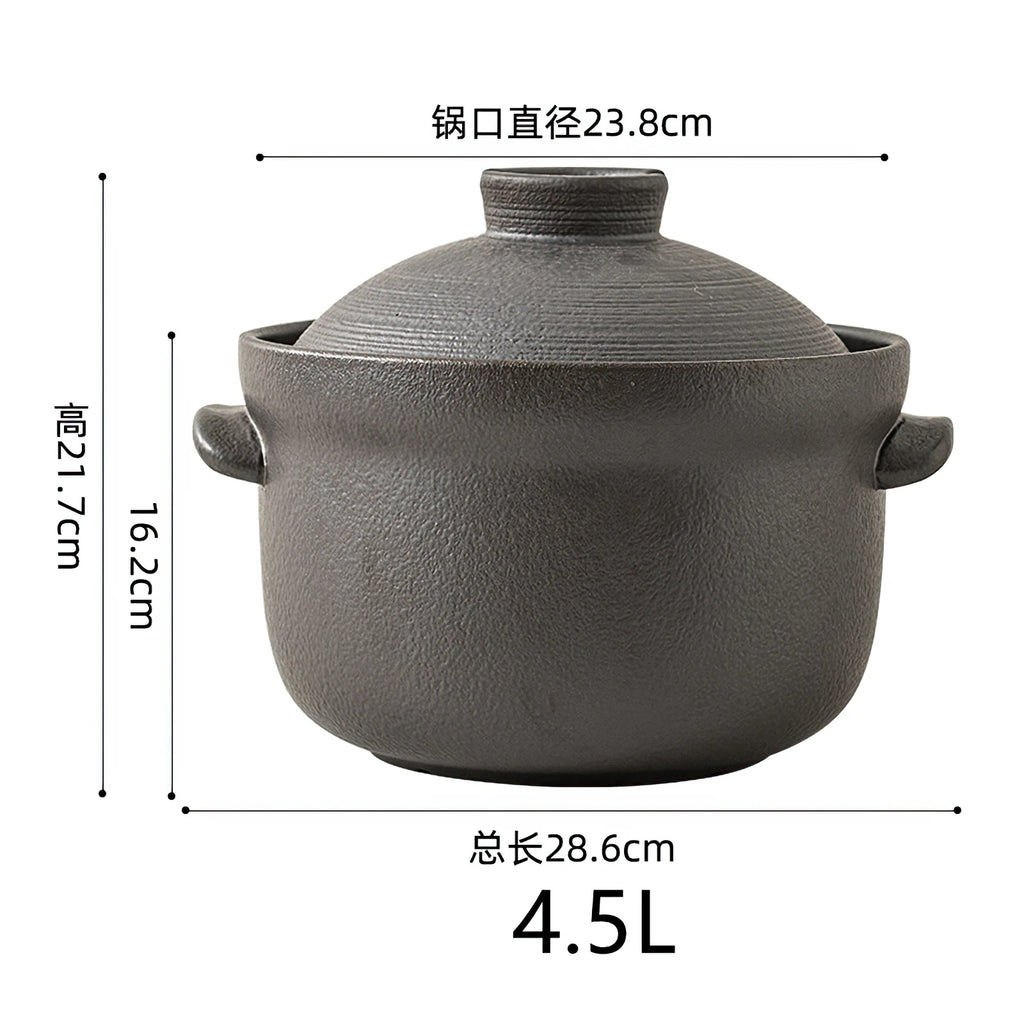 Ceramic Pot Cooking Japanese Style Clay Casserole  Kitchen Cookware Stew Pot Big Soup Pan Cooking Saucepan Korean Cookware