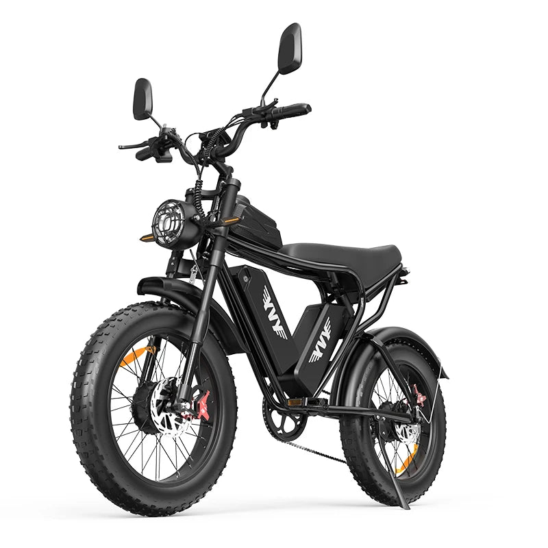 Q20Pro Electric Bicycle 2000W Dual Motor 52V40AH Dual Battery Ebike Top Speed 55KM/H 20*4Fat Tire Electric Mountain Bike