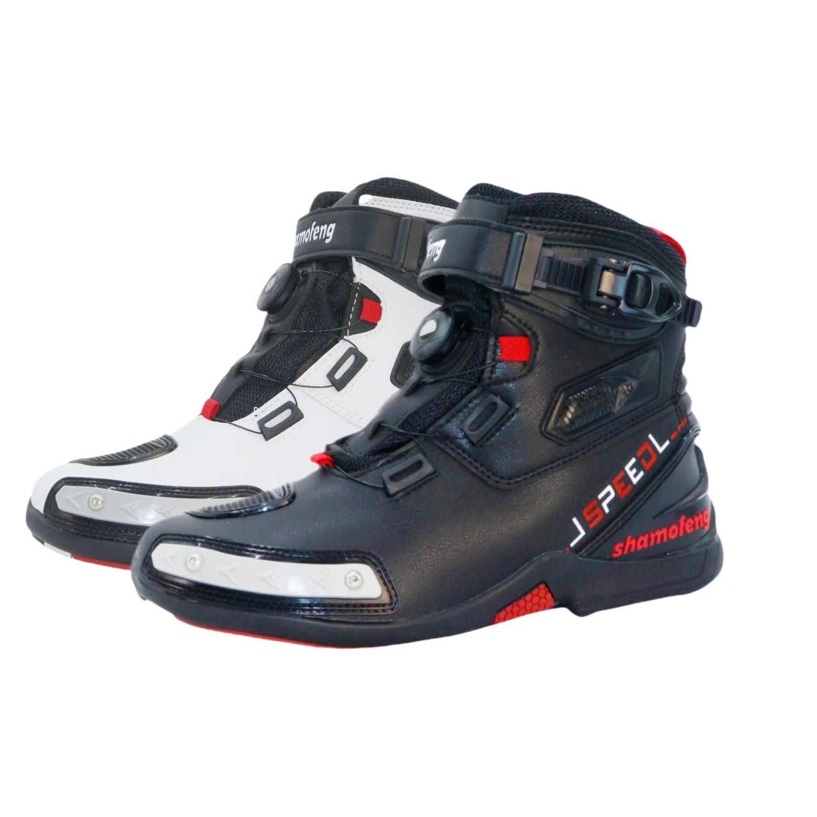 Men Motorcycle Riding Shoes Protective Design Adjustable Strap Secure Ride Boots Over The Nnkle Sports Cycling Equipment