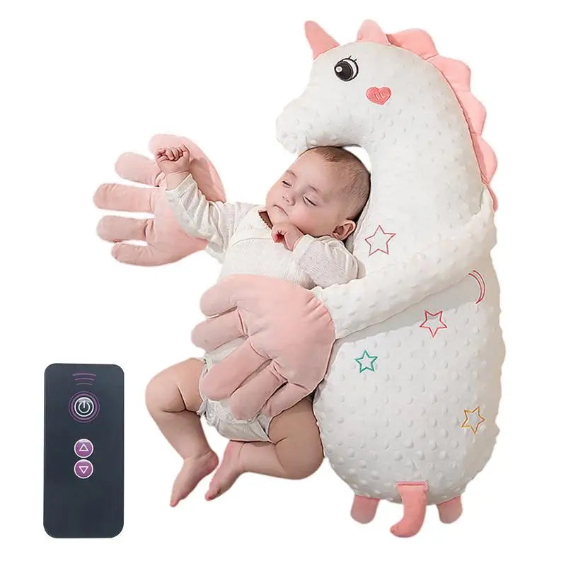 Baby Sleeping Patting Doll Pillow Soothing Baby Sleep Aid Electric Palm Baby Pillows Remote Control Hand Palms for Toddler