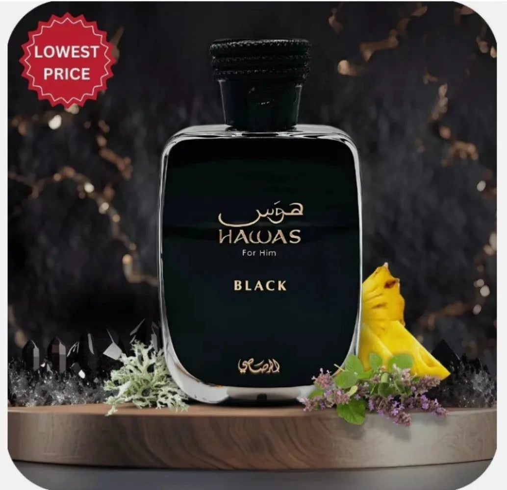 Hawas Perfume Men Original 100ML Long Lasting Gentleman High Quality Eau De Parfum Male Spray Bottle Cologne Fragrance Man