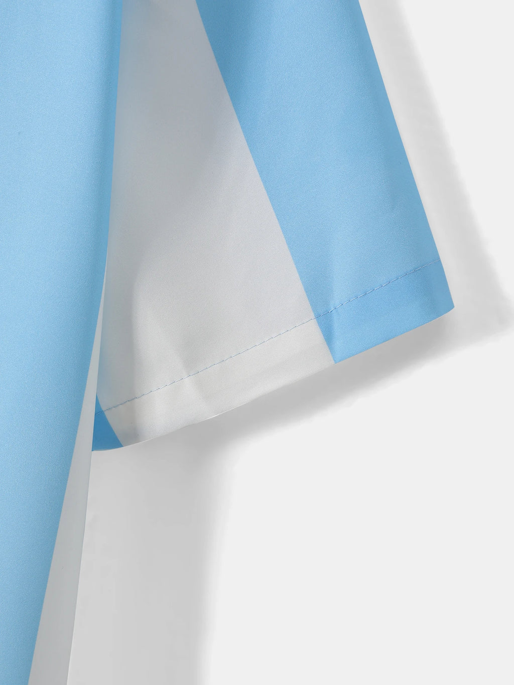 2-Piece Printed Men's Summer Short-Sleeved Button-Down Shirt and Pants Set