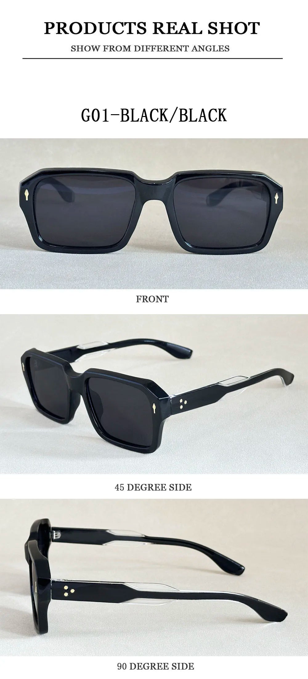 2025 Sunglasses Women Vintage Square Sunglass Men Square Fashion Glasses Lunette Soleil Femme Gafas De Sol Hombre Dropshipping